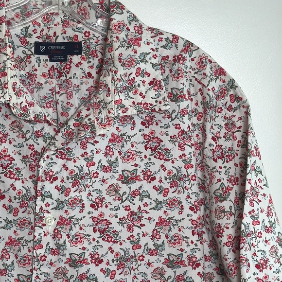 Cremieux Classics floral short sleeve button down - Picture 2 of 9